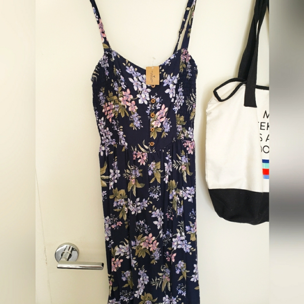 American Eagle floral dress, S